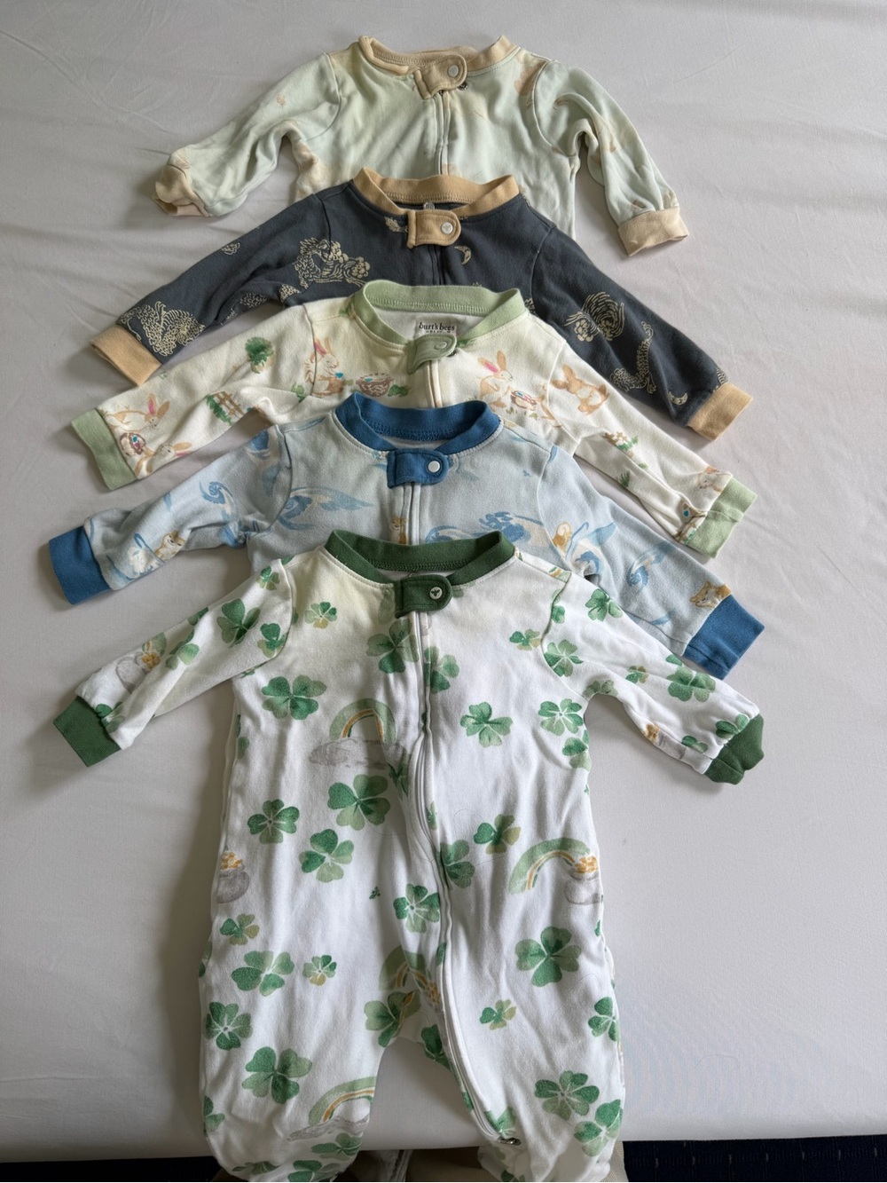 BURTS BEES BABY PAJAMAS ONESIE